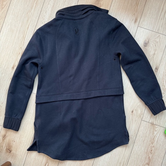 lululemon black zip up sweatshirt athletic jacket - Picture 9 of 13